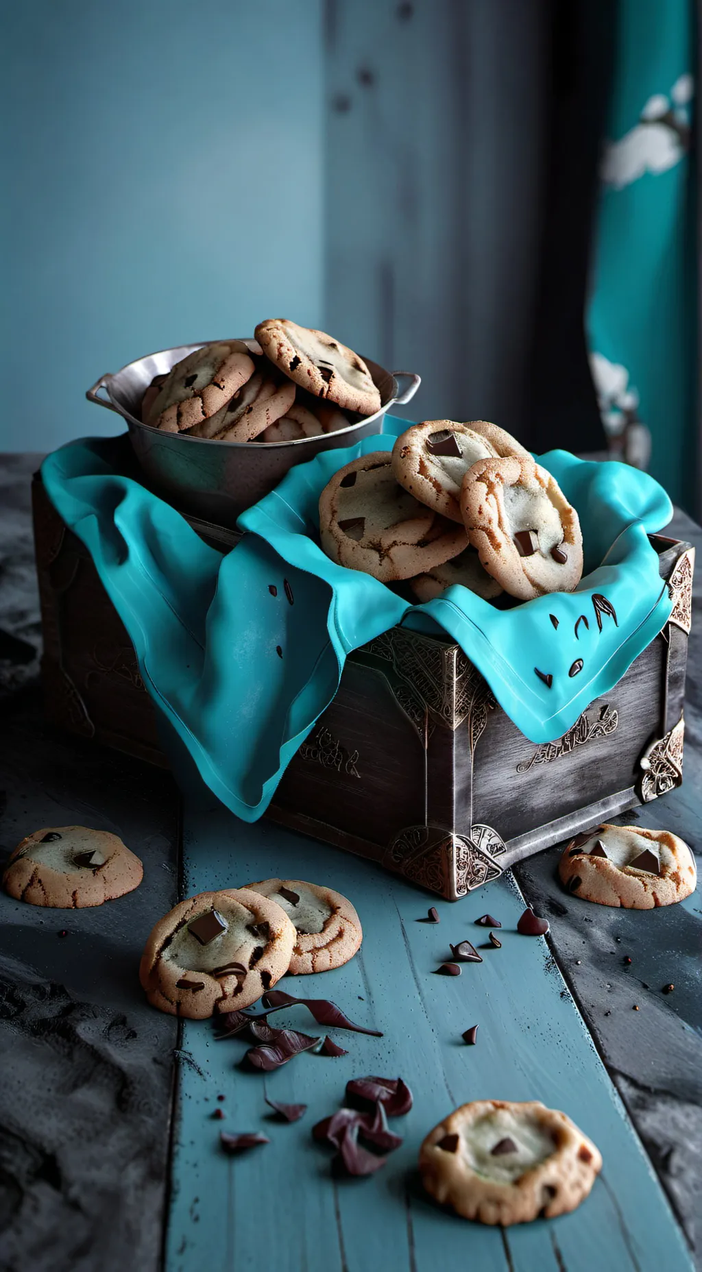 ai character: Cookies background