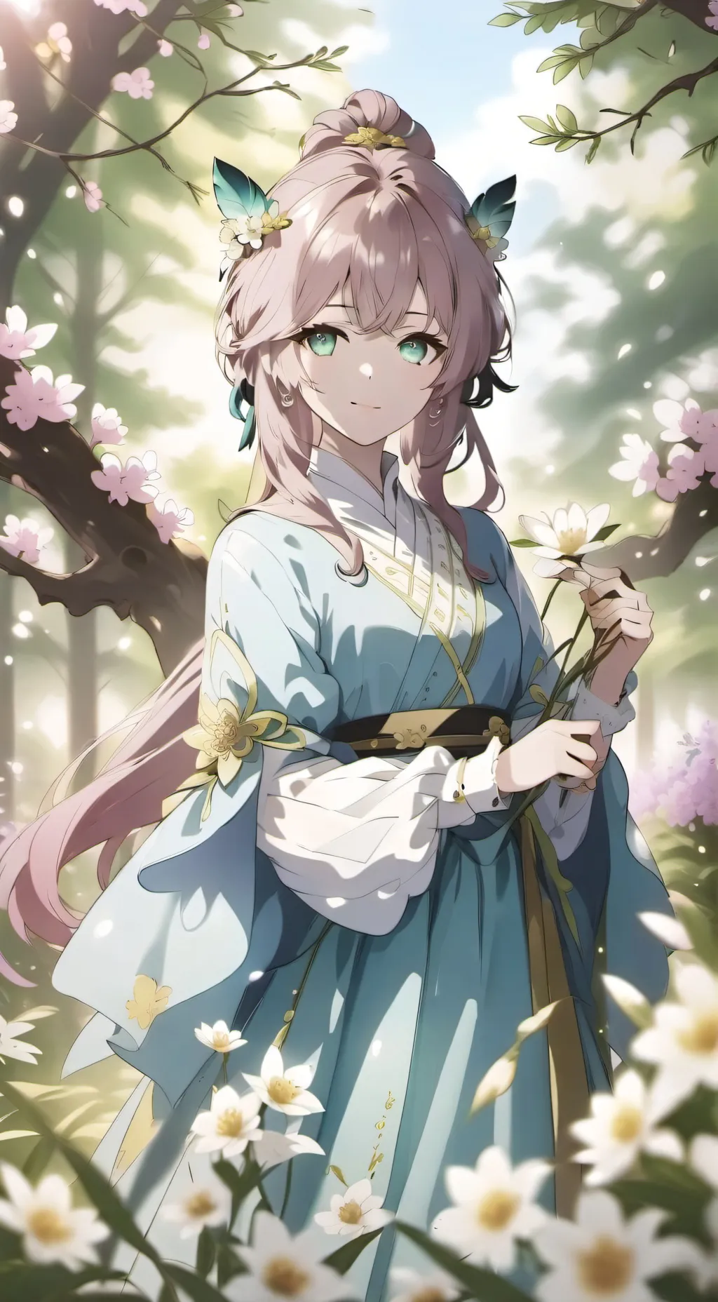 ai character: gatita  humana  background