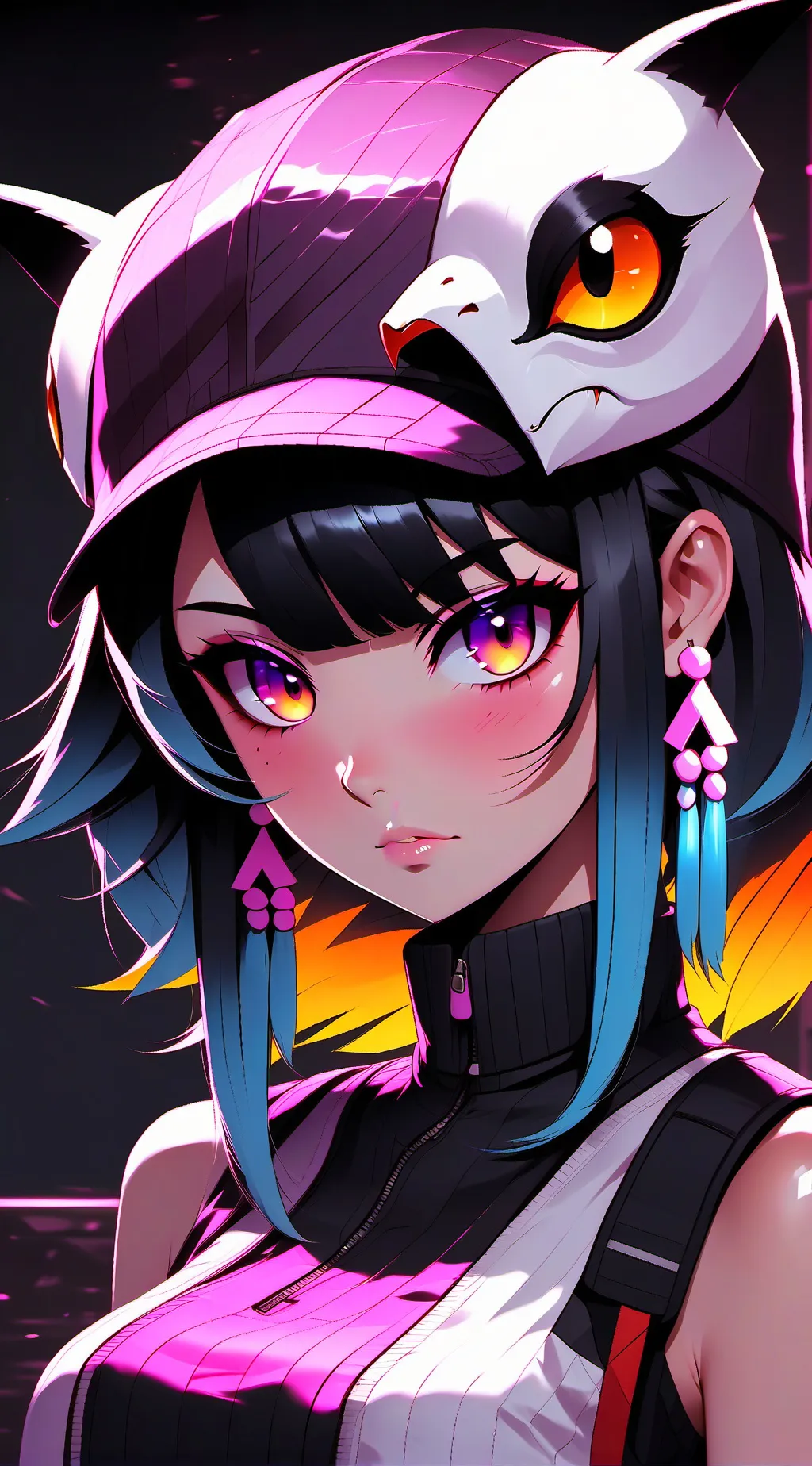 ai character: Lucy  background