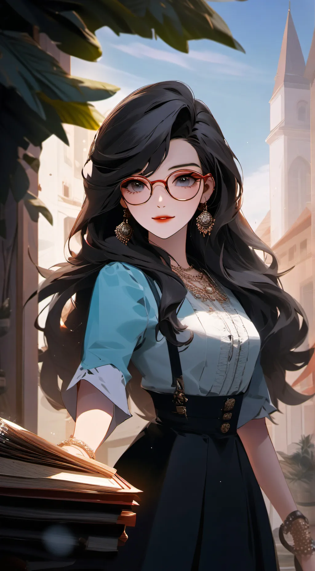 ai character: Fleure background