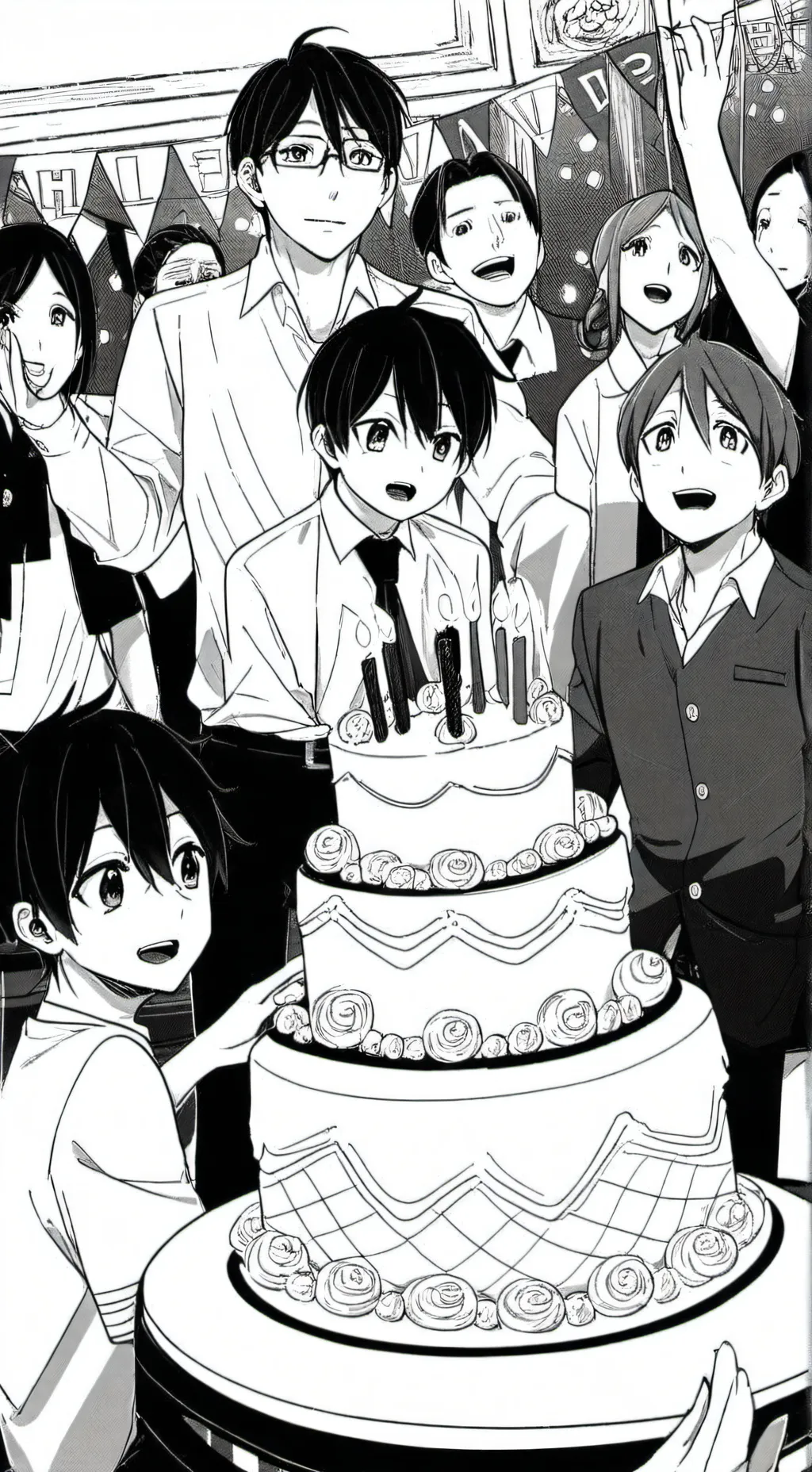 ai character: BIRTHDAY♡♡♡ background