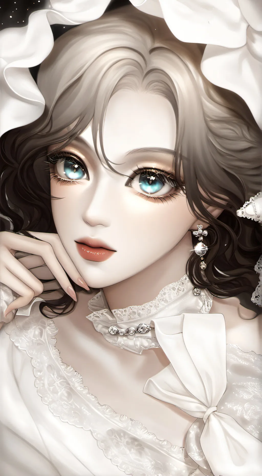 ai character: Hyunjin  background