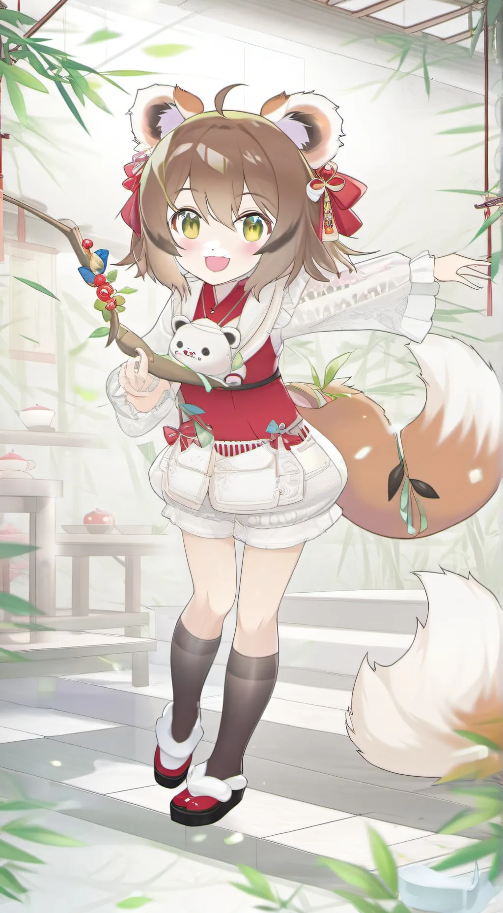 ai character: Russet Whisker Spirit background