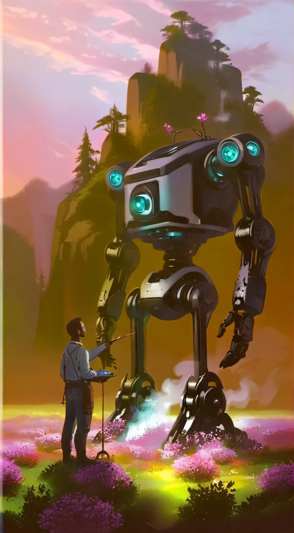 ai character: учëный background