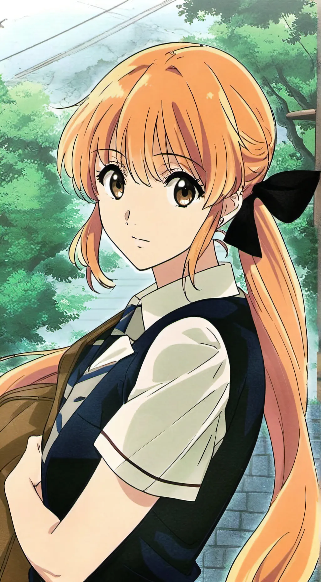 ai character: Orangica Asato🧡🙏 background