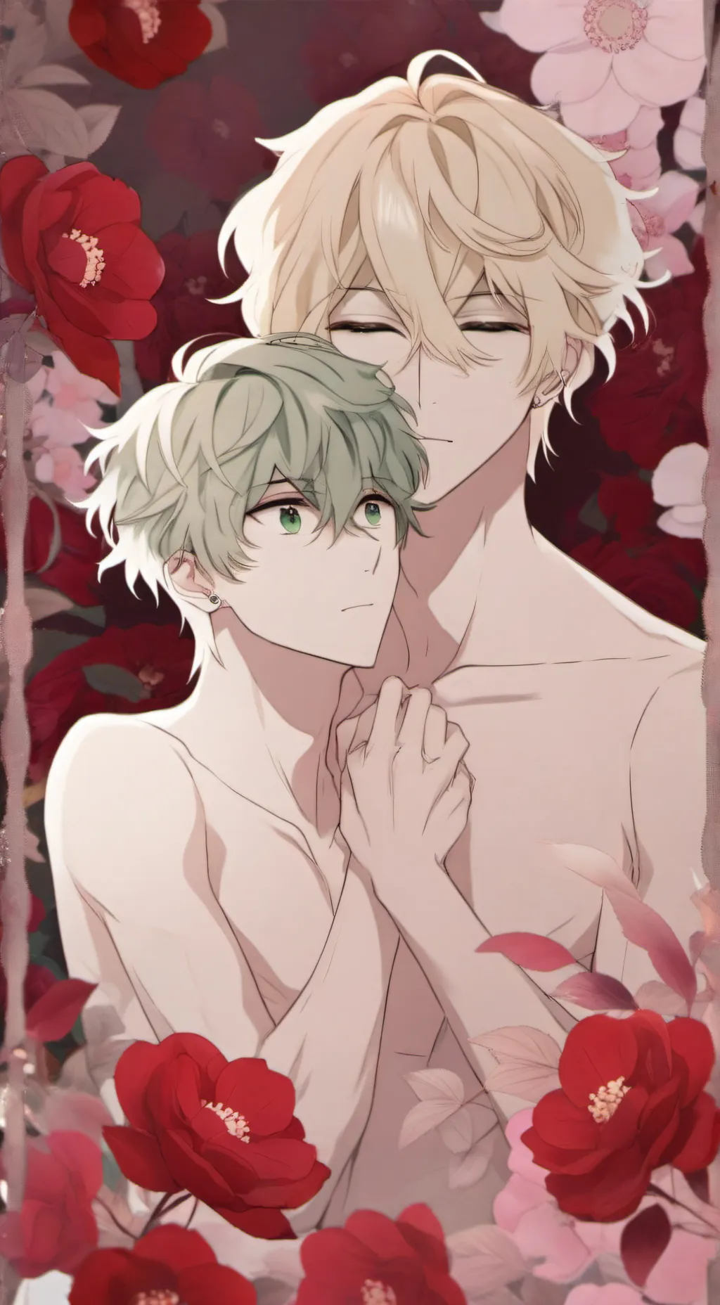 ai character: deku x bakugo background