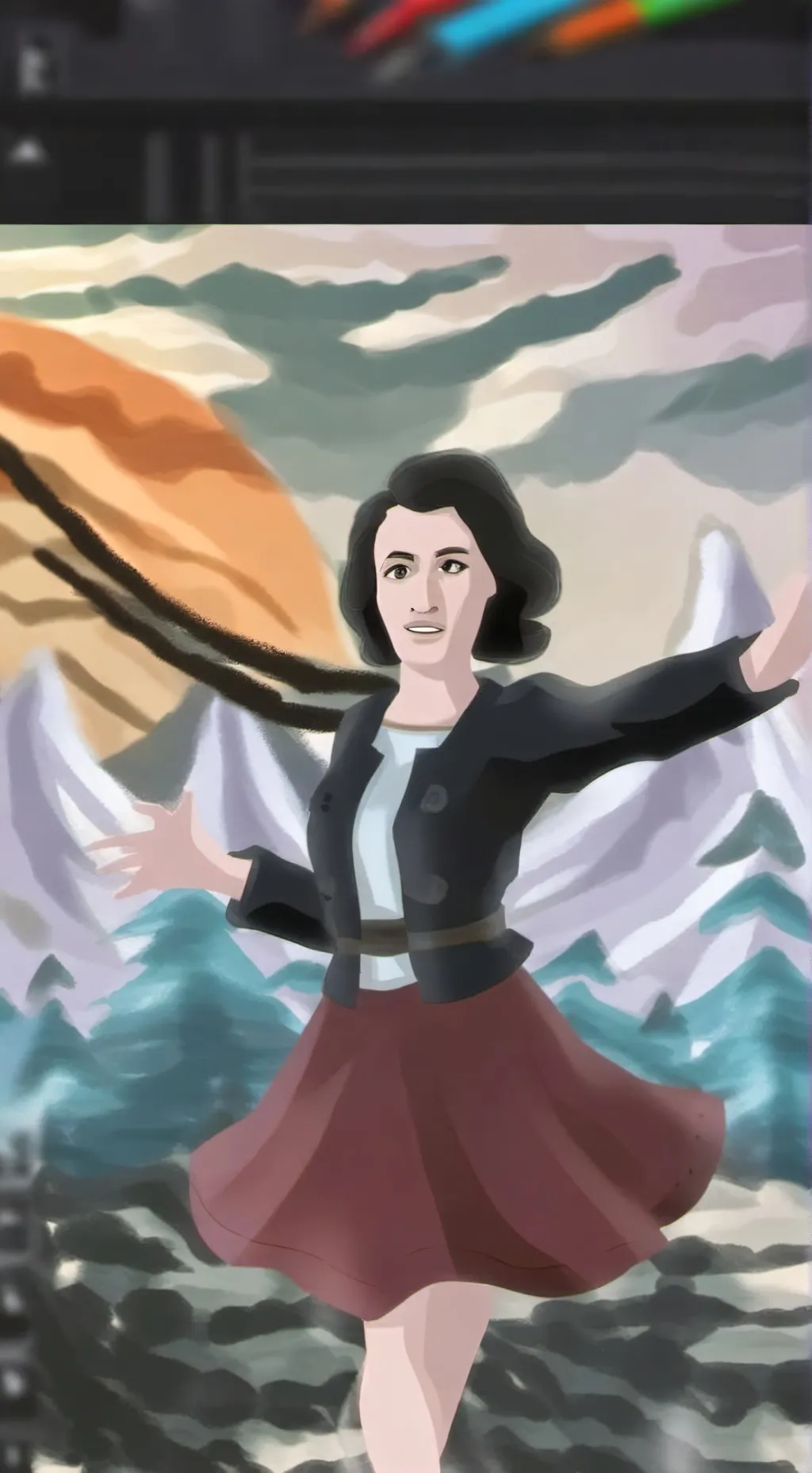 ai character: Drippy  background