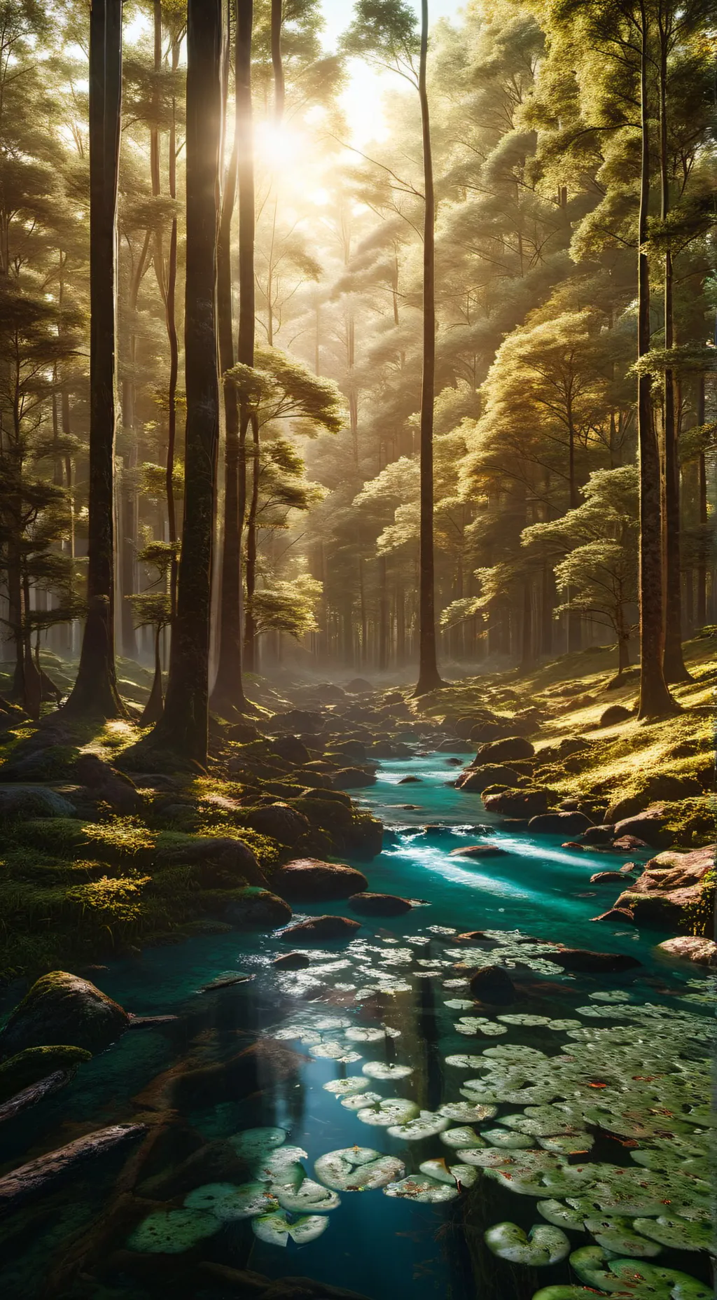 ai character: Forest background