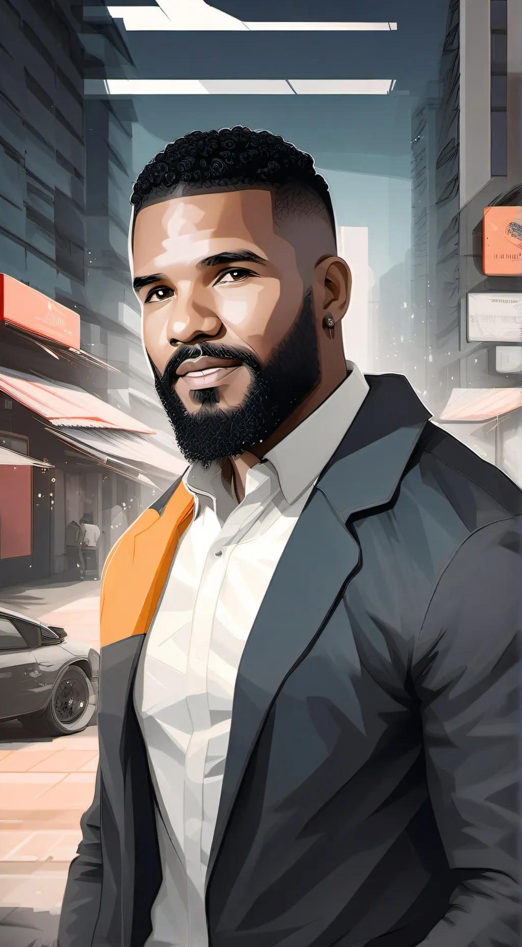 ai character: mr feet snifer background