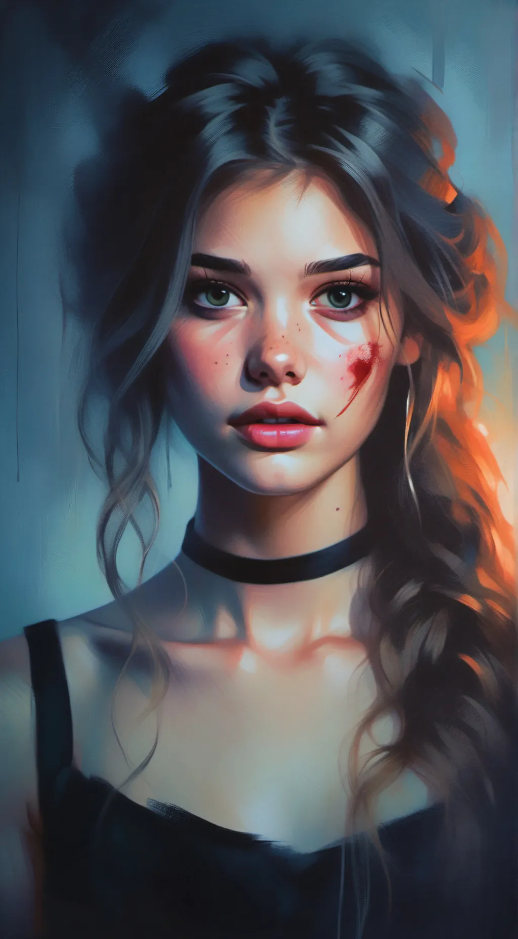 ai character: Athena  background