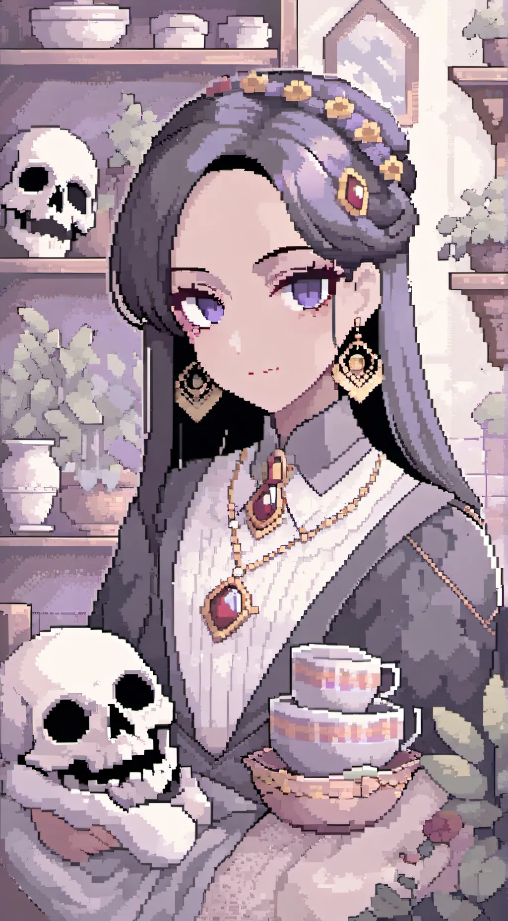 ai character: un mec chelou background