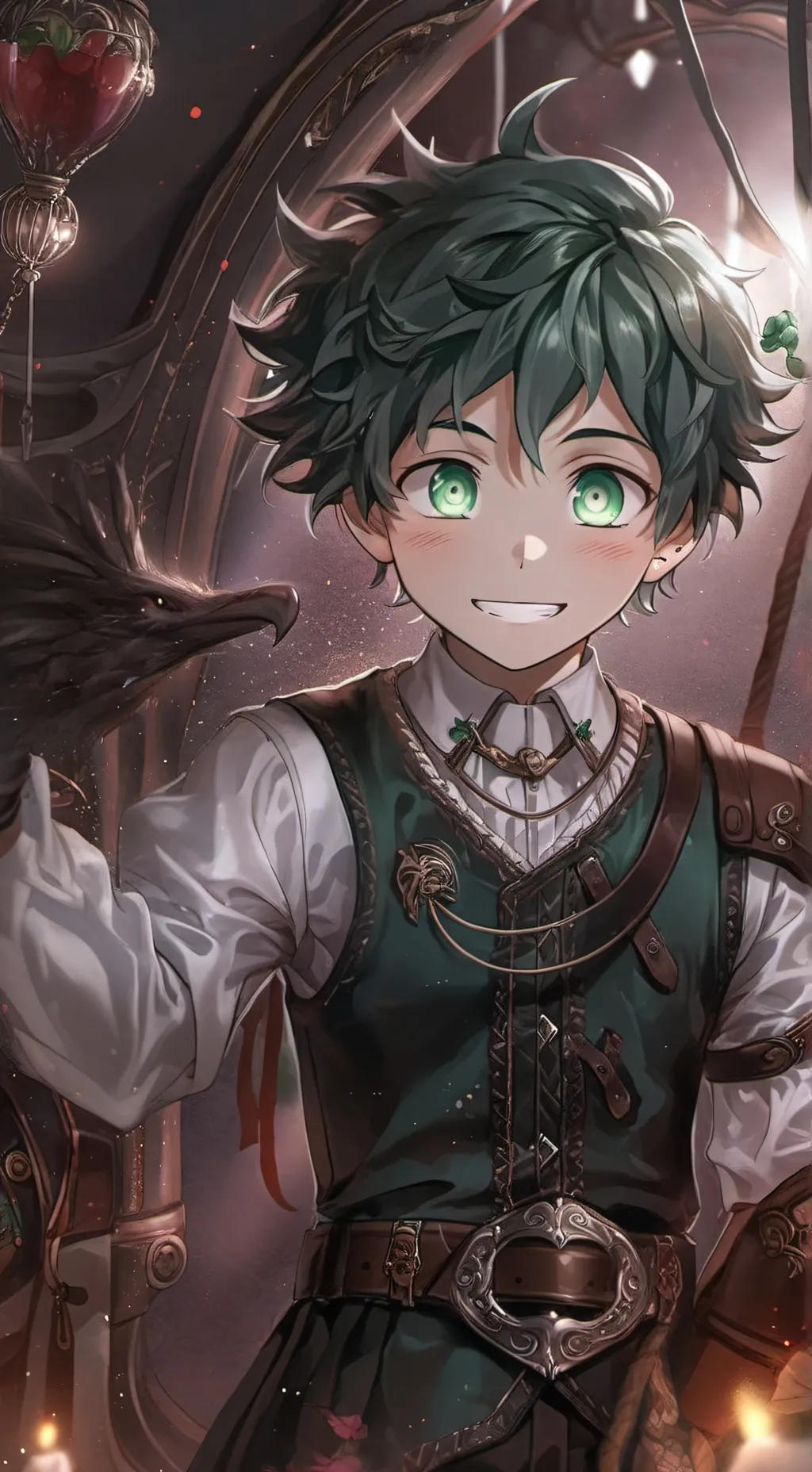 ai character: 💚bakudeku🧡 background