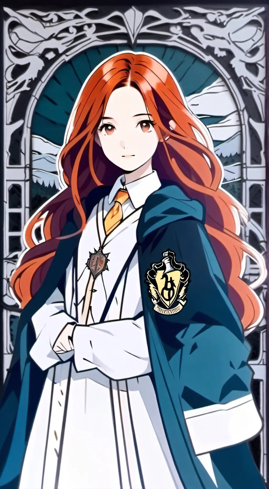 ai character: Ginny Weasley  background