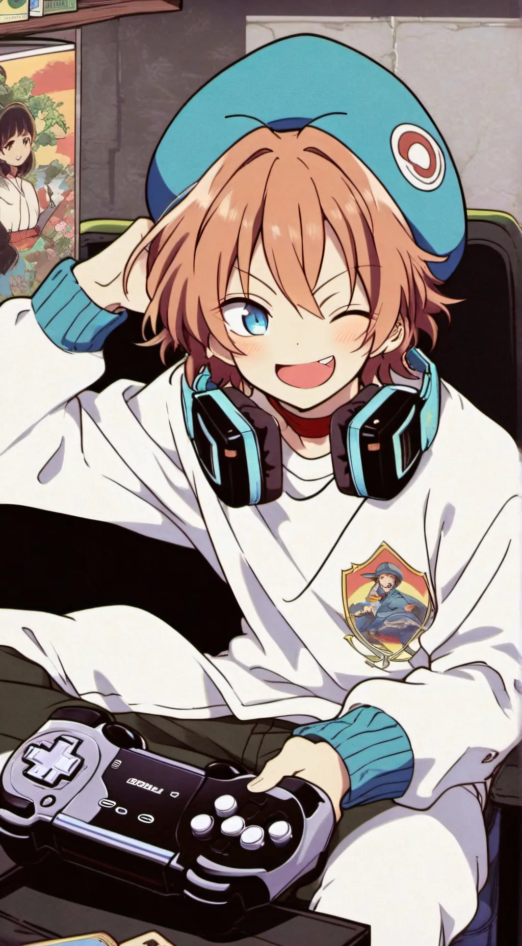 ai character: Haruka  background