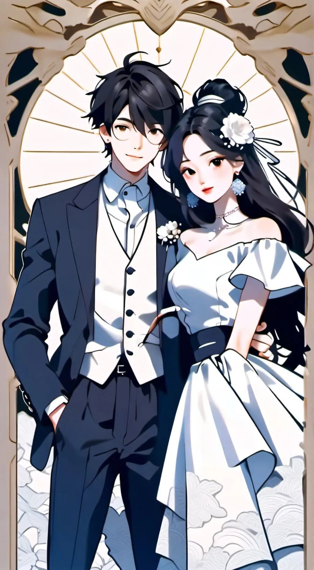 ai character: la novia de tomiok background