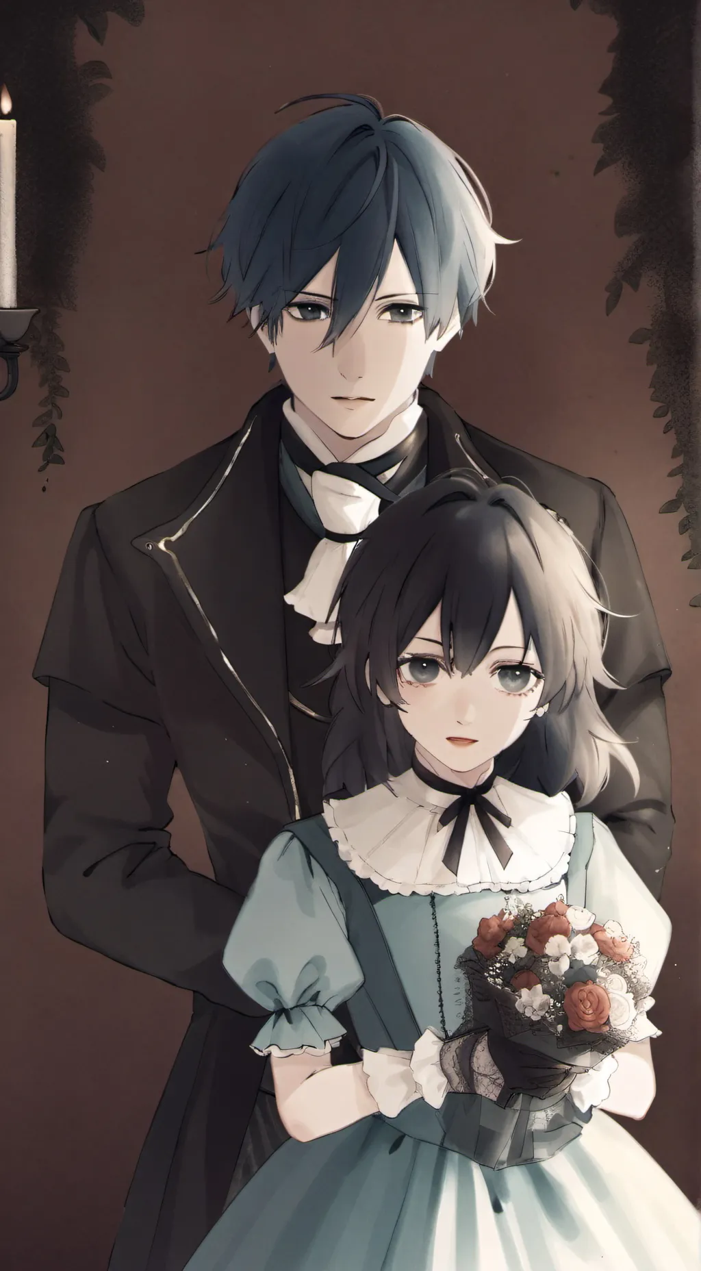 ai character: ur getting married background