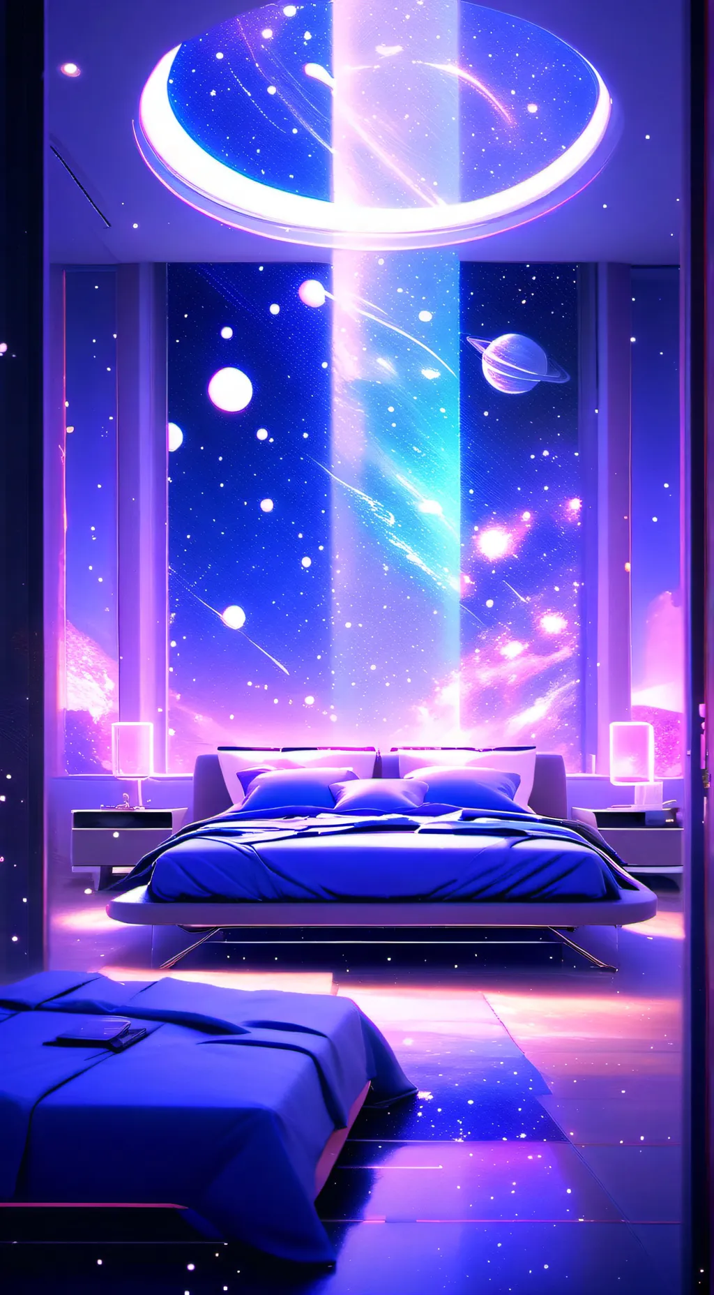 ai character: sleepover background