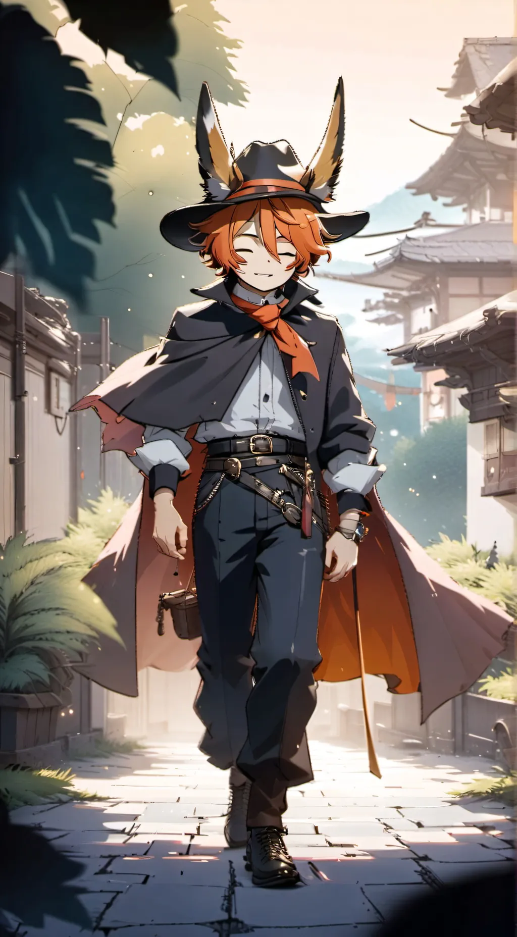 ai character: Kabuto  background