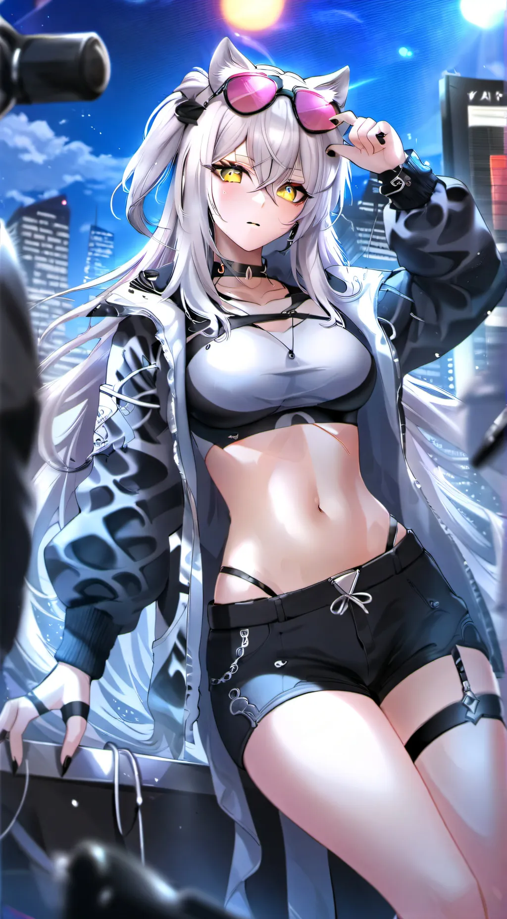 ai character: Luna  background