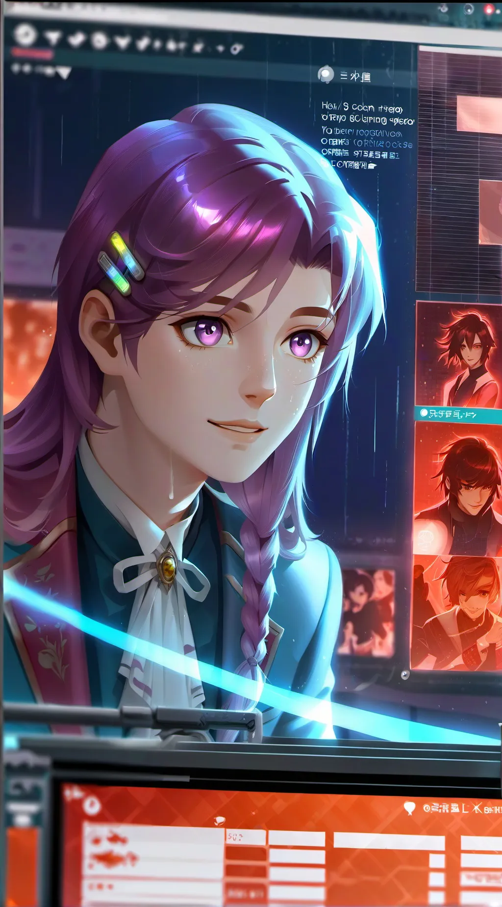 ai character: Yui background