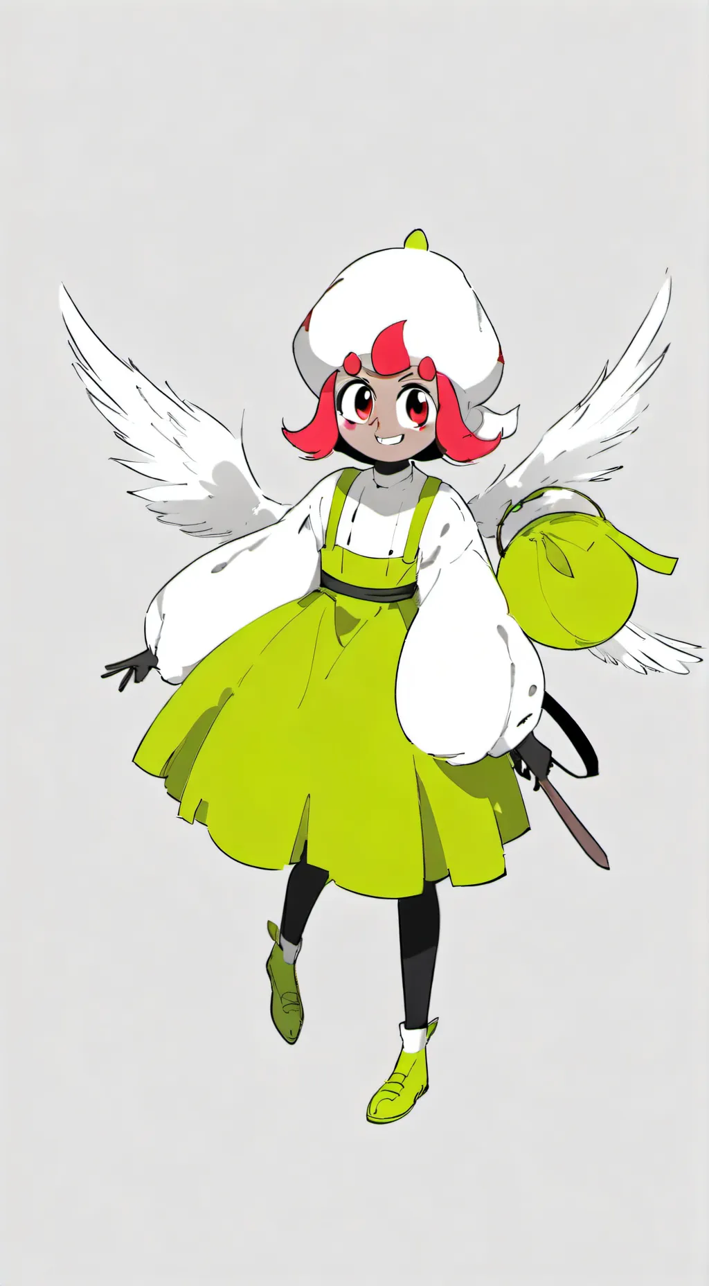 ai character: MY OC😨 background