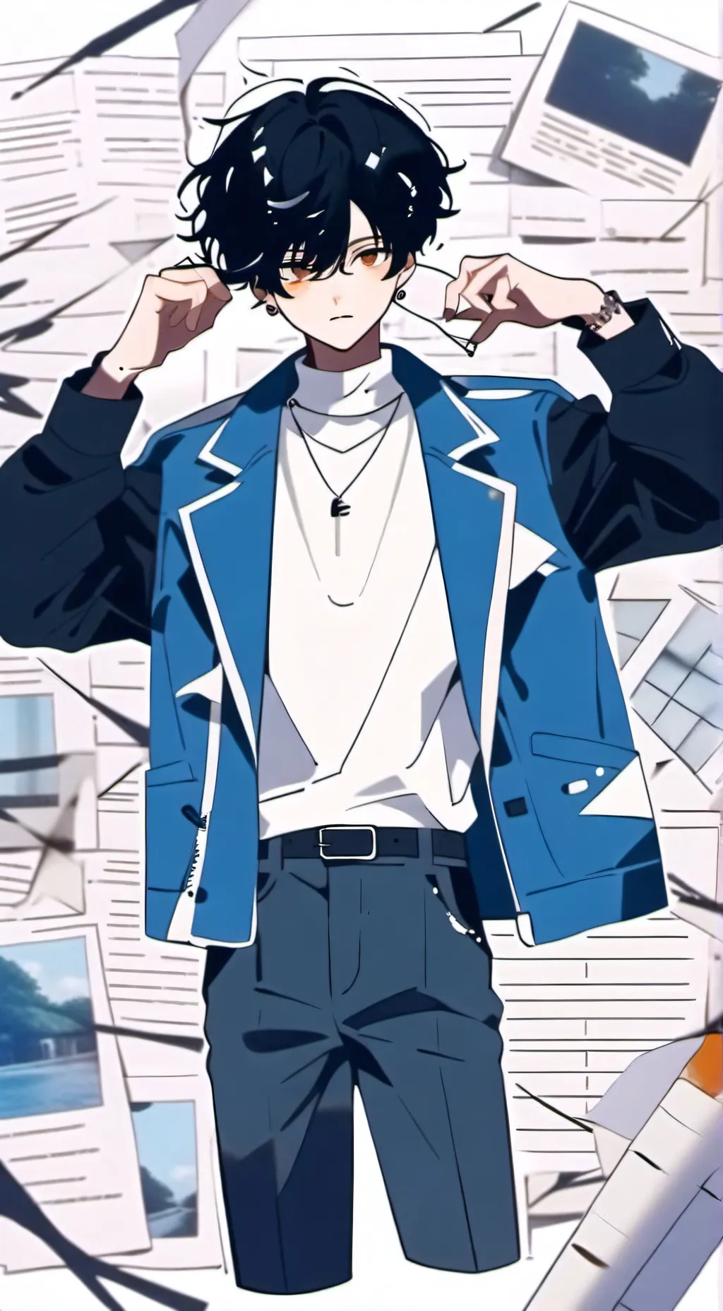 ai character: angy background