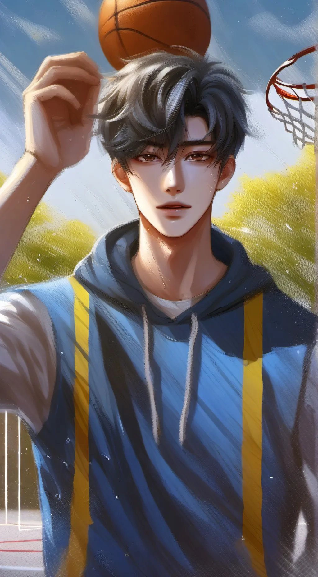 ai character: Pedro fuertee background