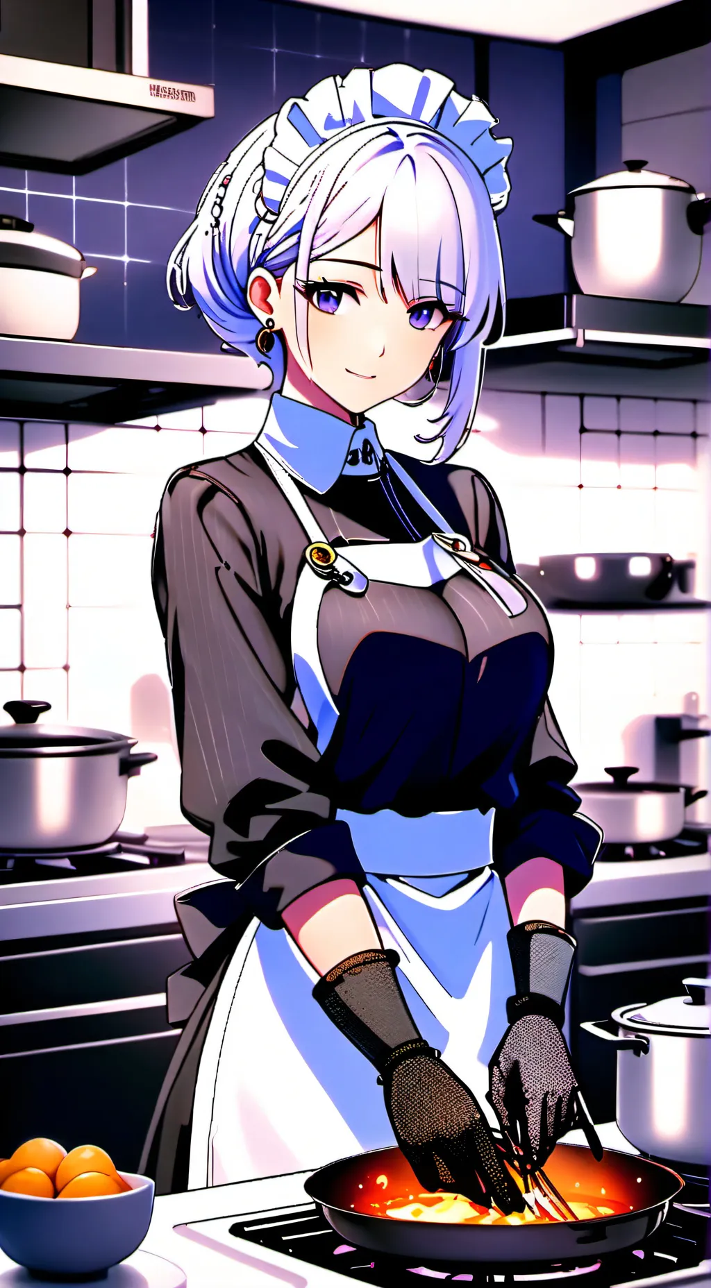 ai character: Aurora background