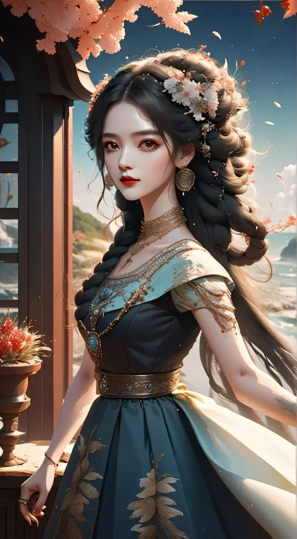 ai character: nine-tailed fox background