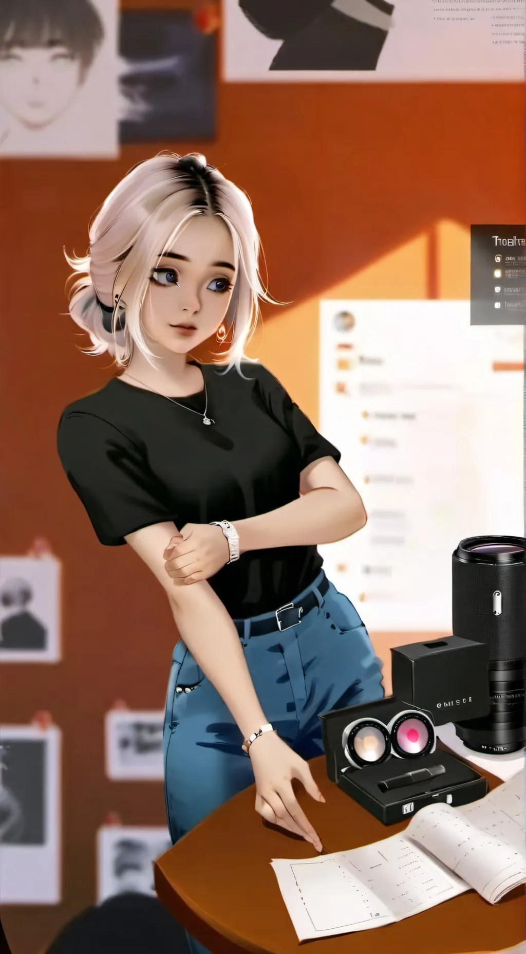 ai character: Sarah background