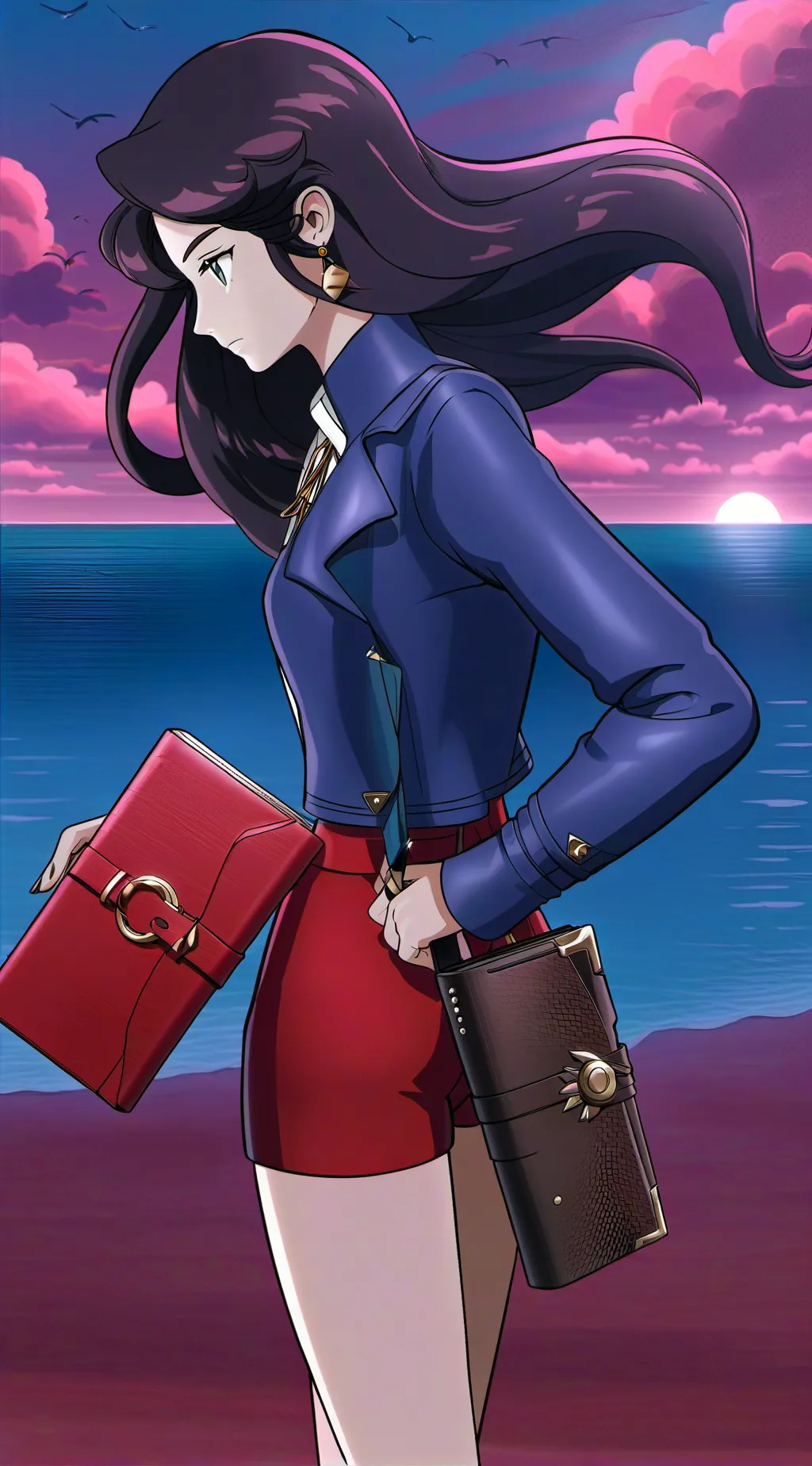 ai character: Luna background