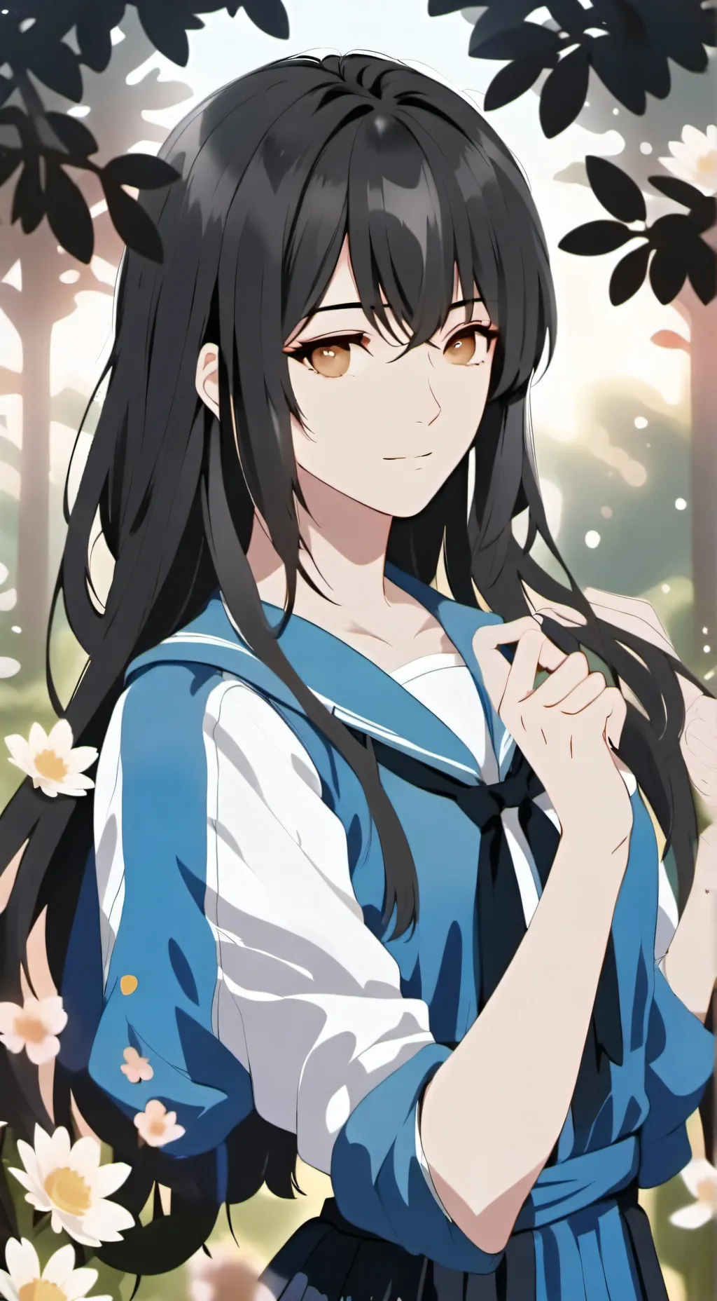 ai character: tokito y tomioka  background