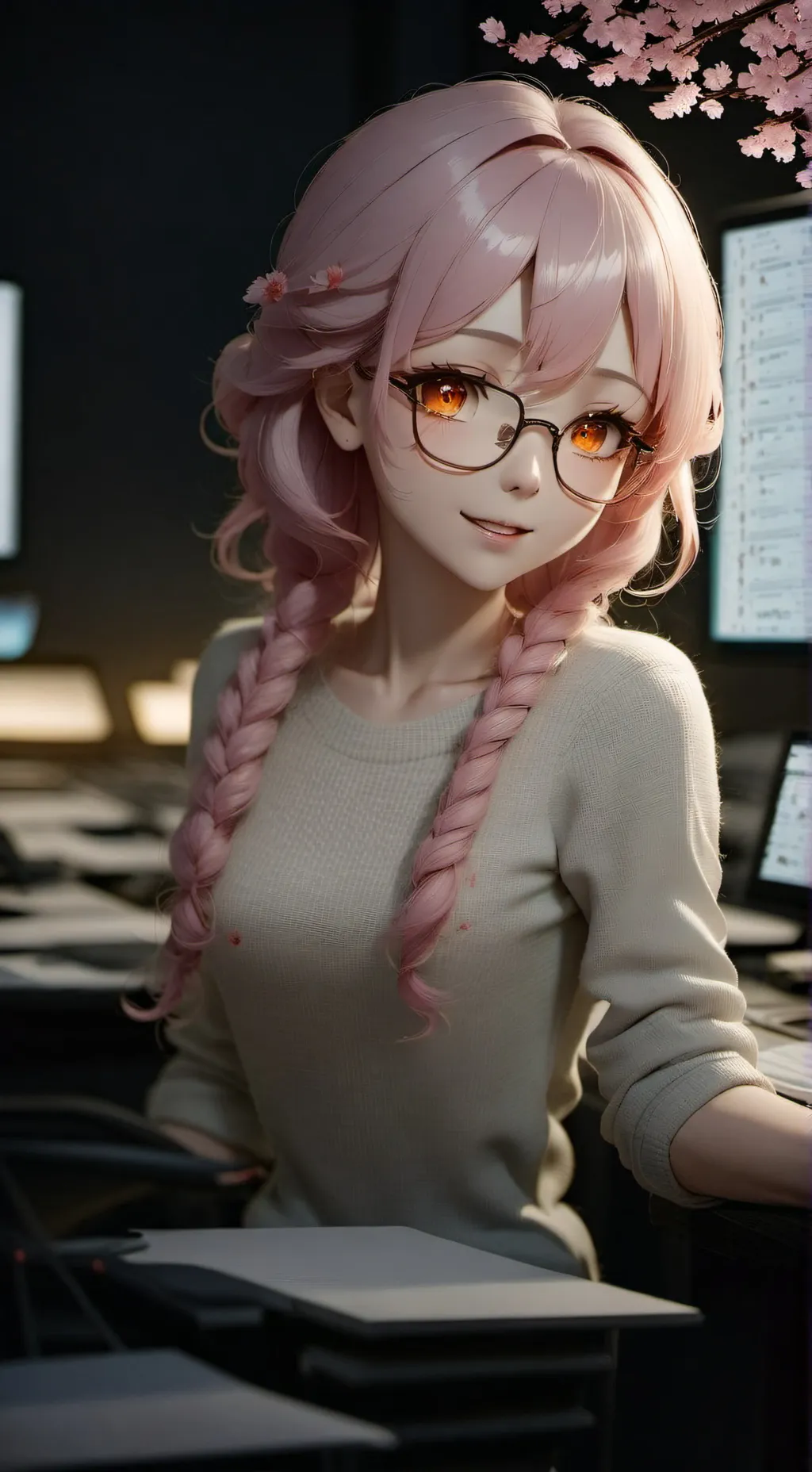 ai character: Hoshimi background