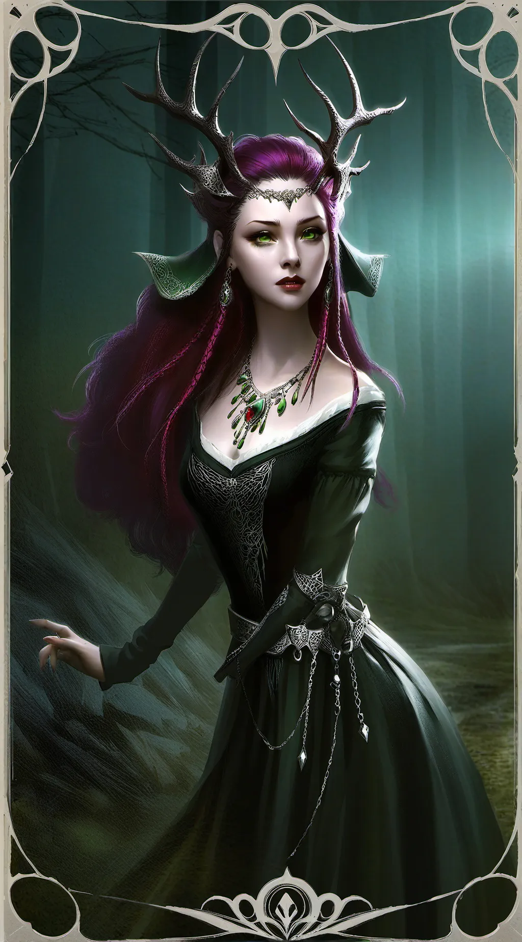 ai character: kiara  background