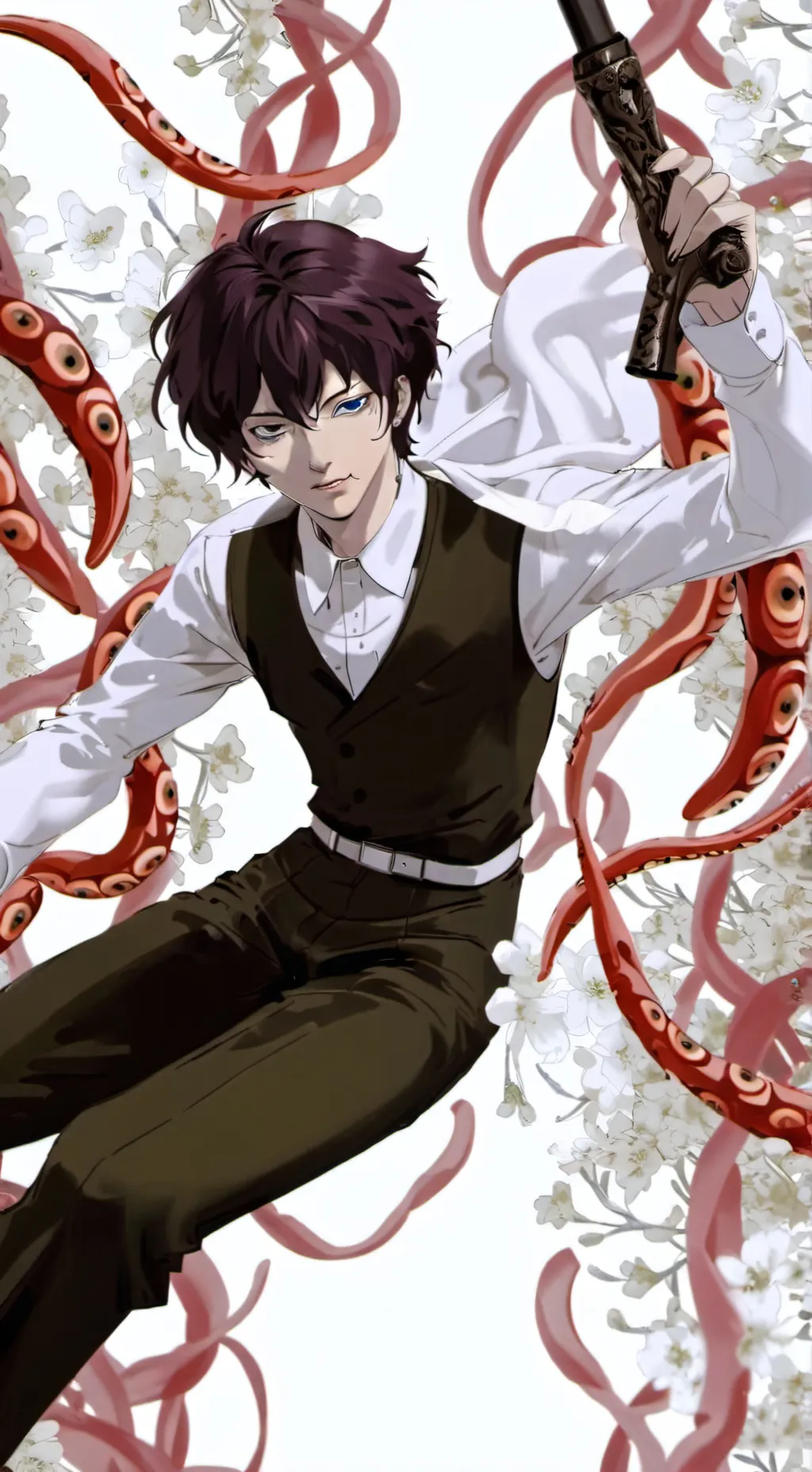 ai character: squid game background