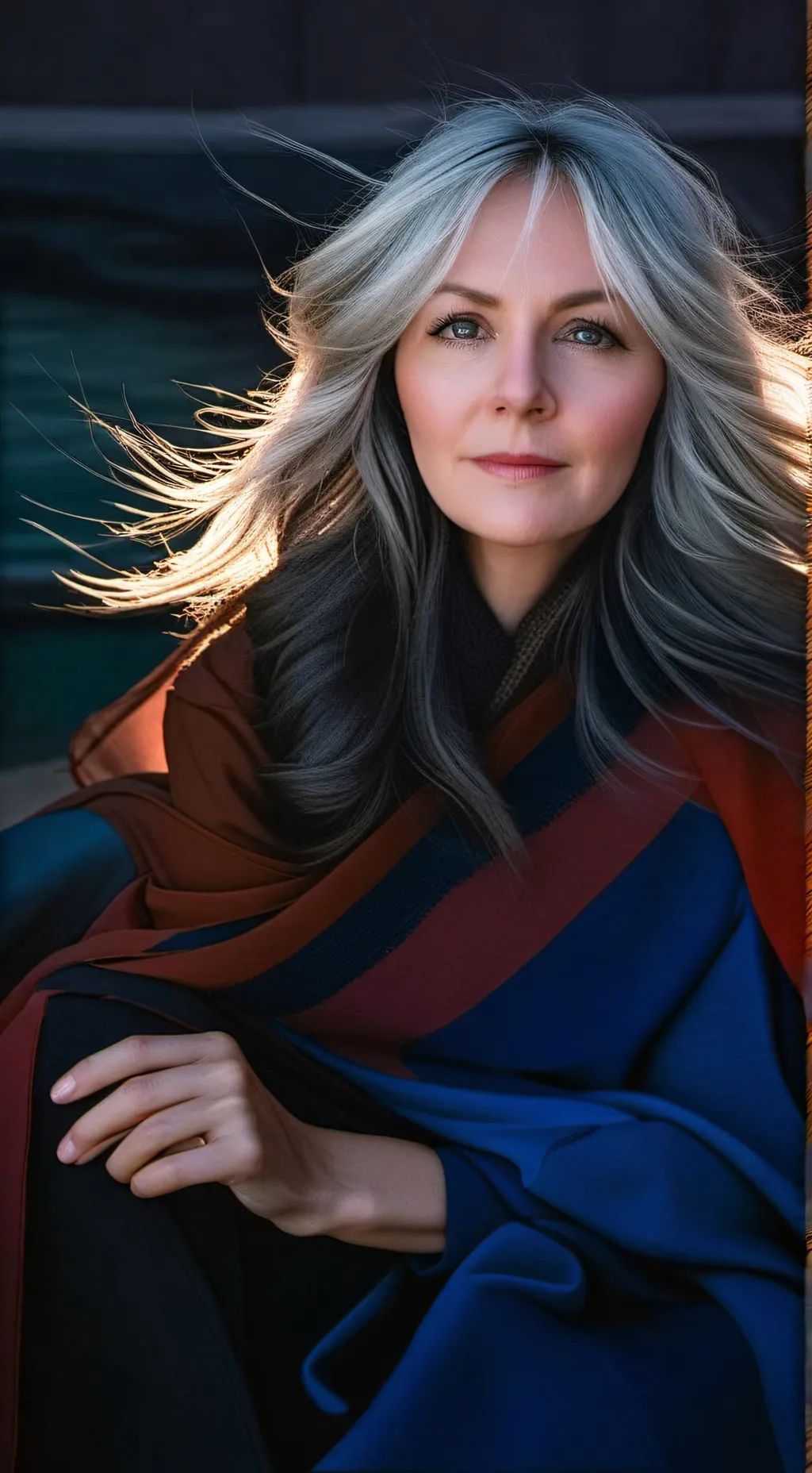 ai character: Aurora background