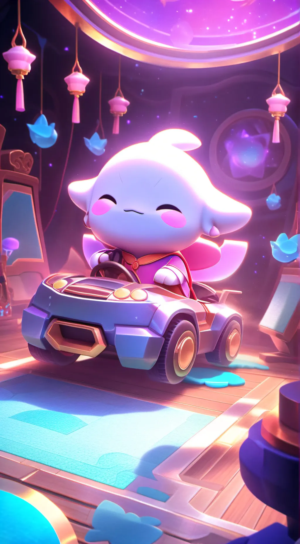 ai character: sleep overnight  background