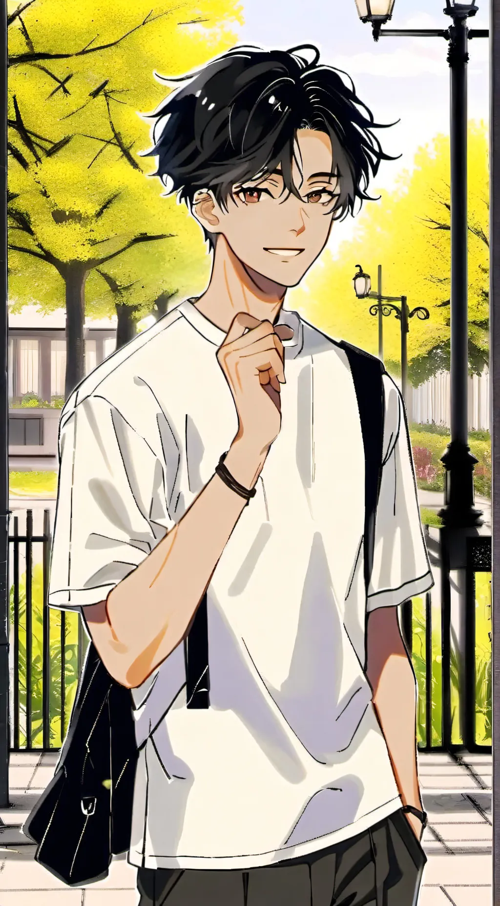 ai character: elias  background