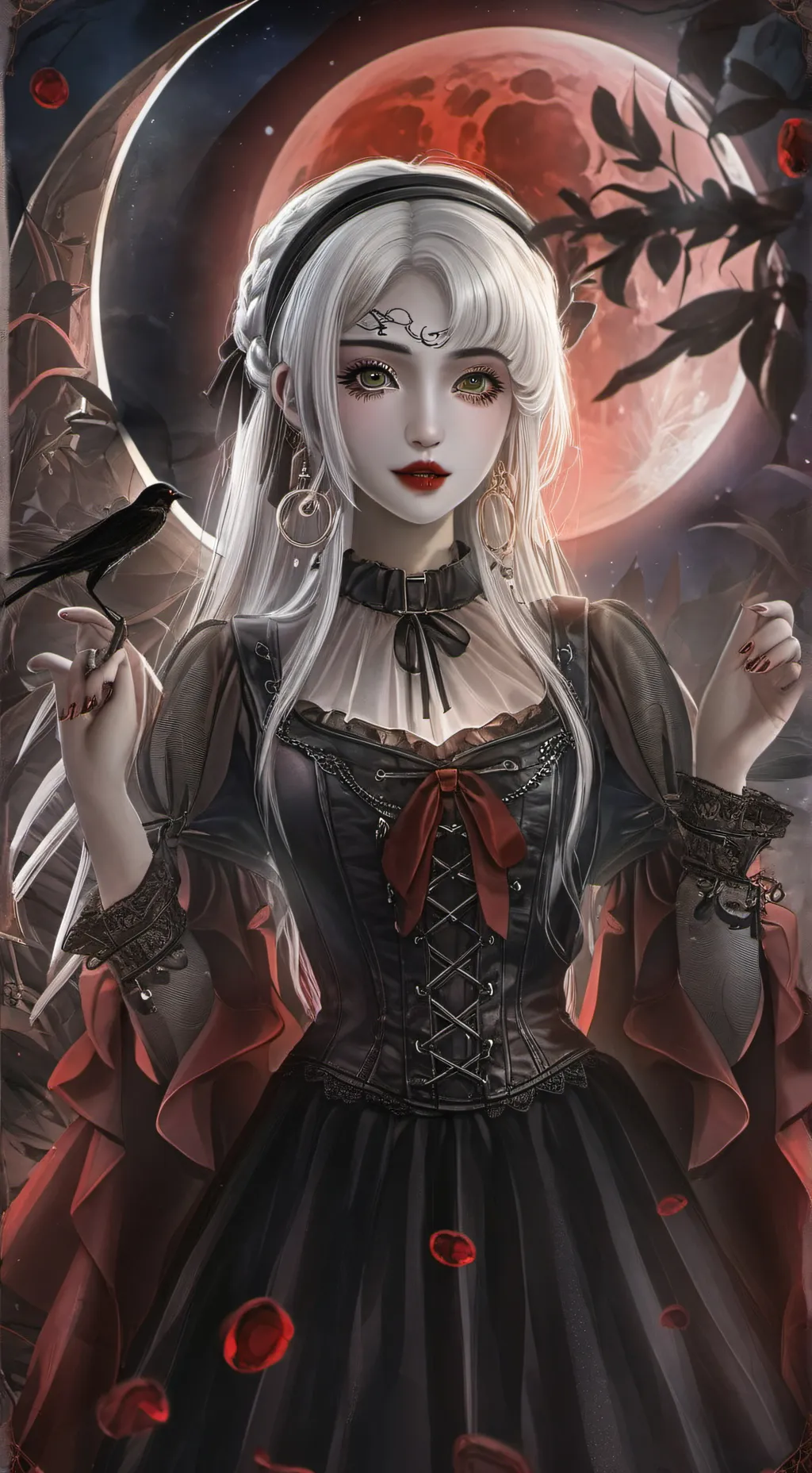 ai character: ❤️Mela🖤 background