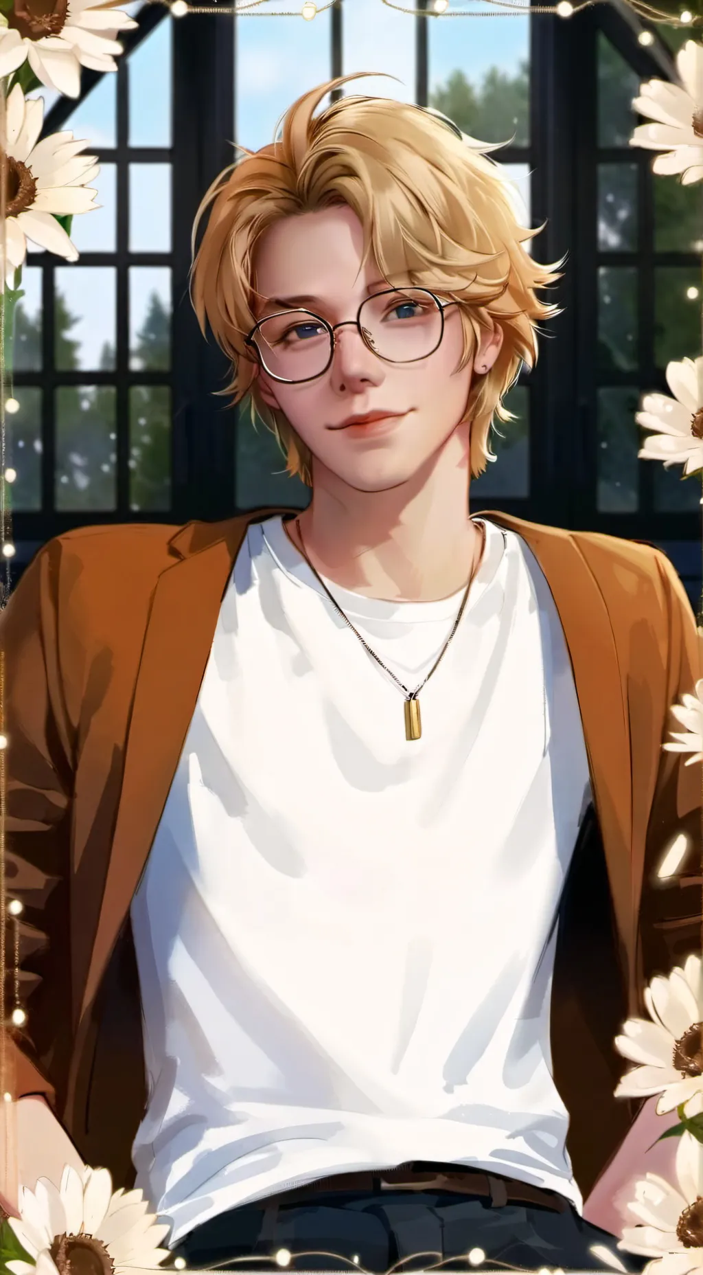 ai character: Oliver  background