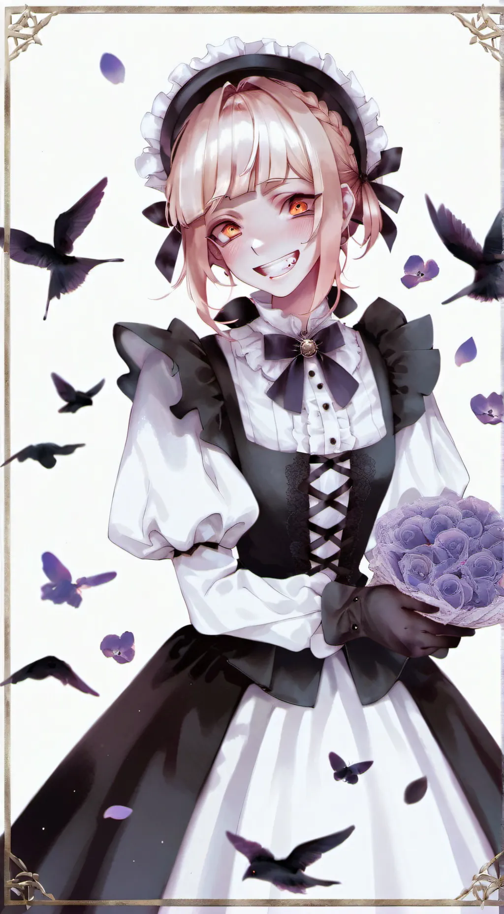 ai character: toga  background