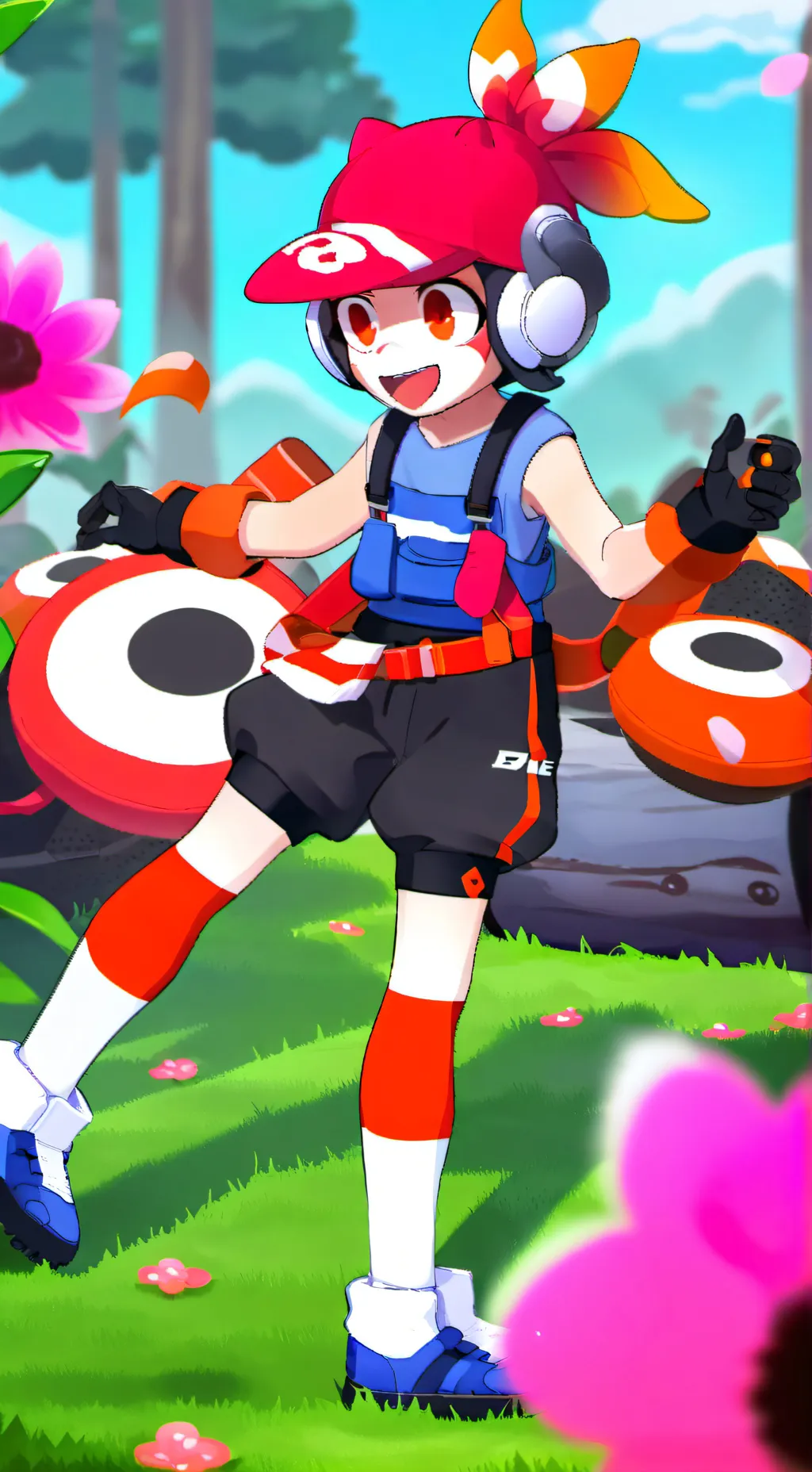 ai character: Канди background