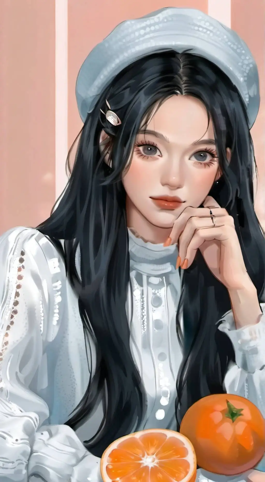 ai character: Katya la background