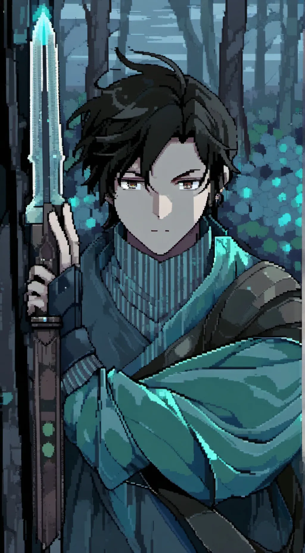 ai character: tanjiro background