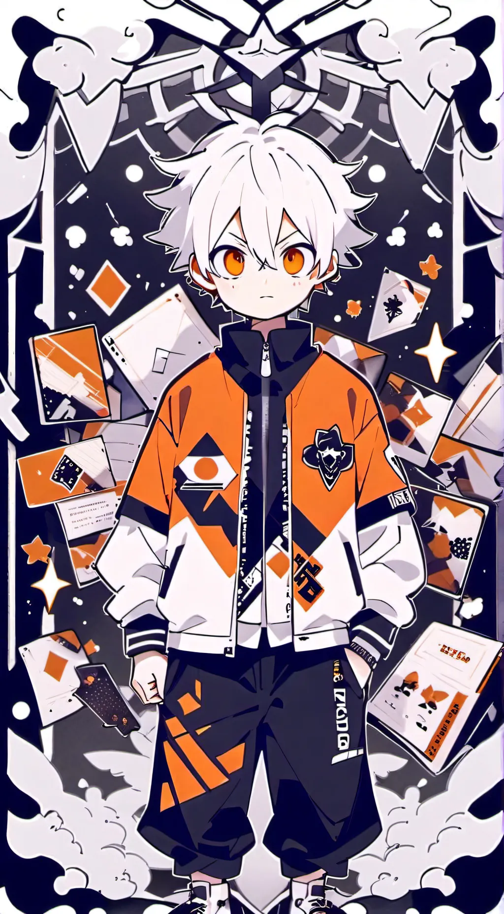 ai character: Bakugo background