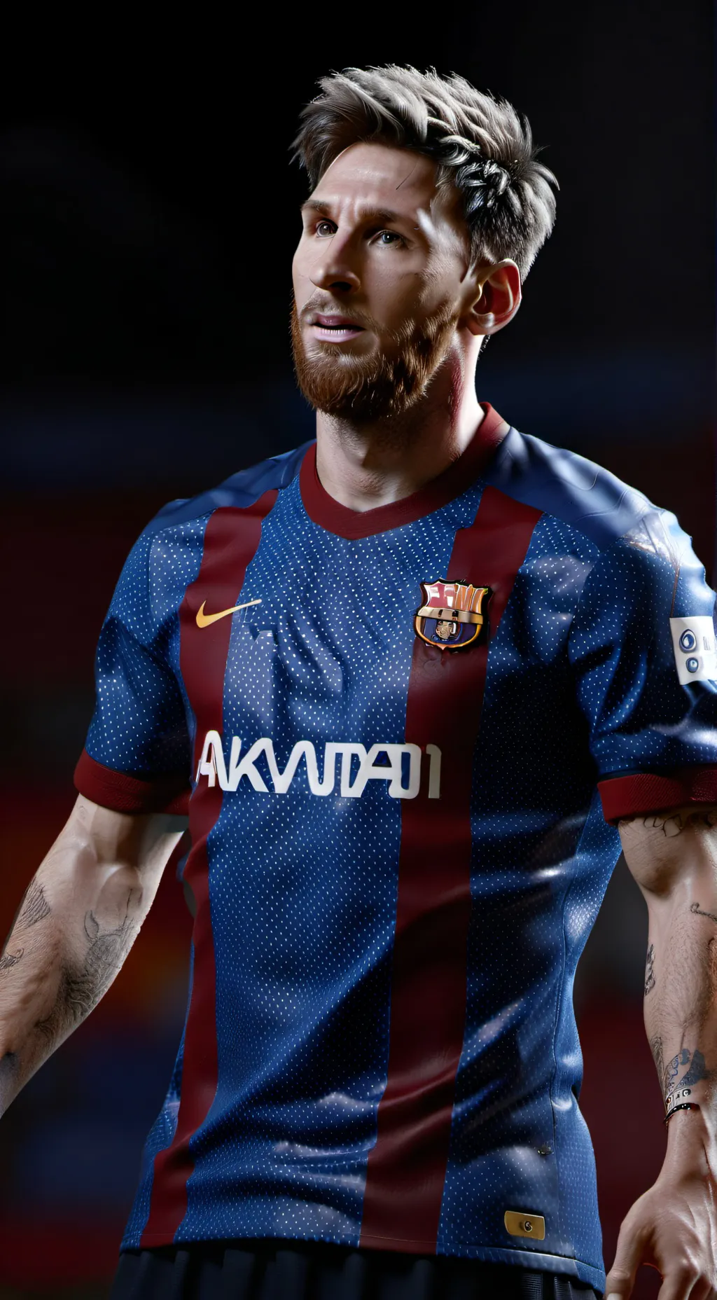ai character: Messi background