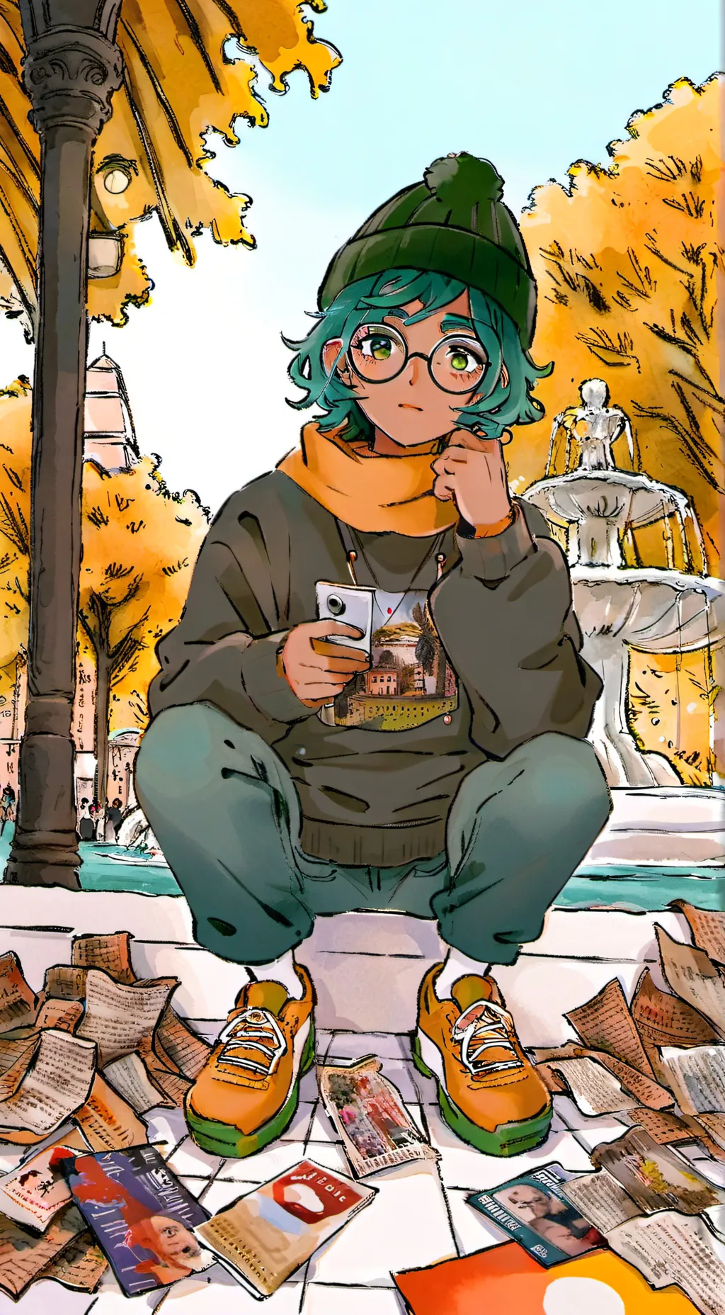 ai character: Oliva Greenfield background