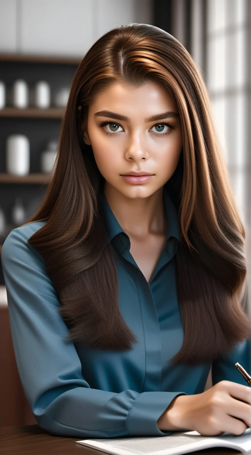 ai character: Addison Riecke background