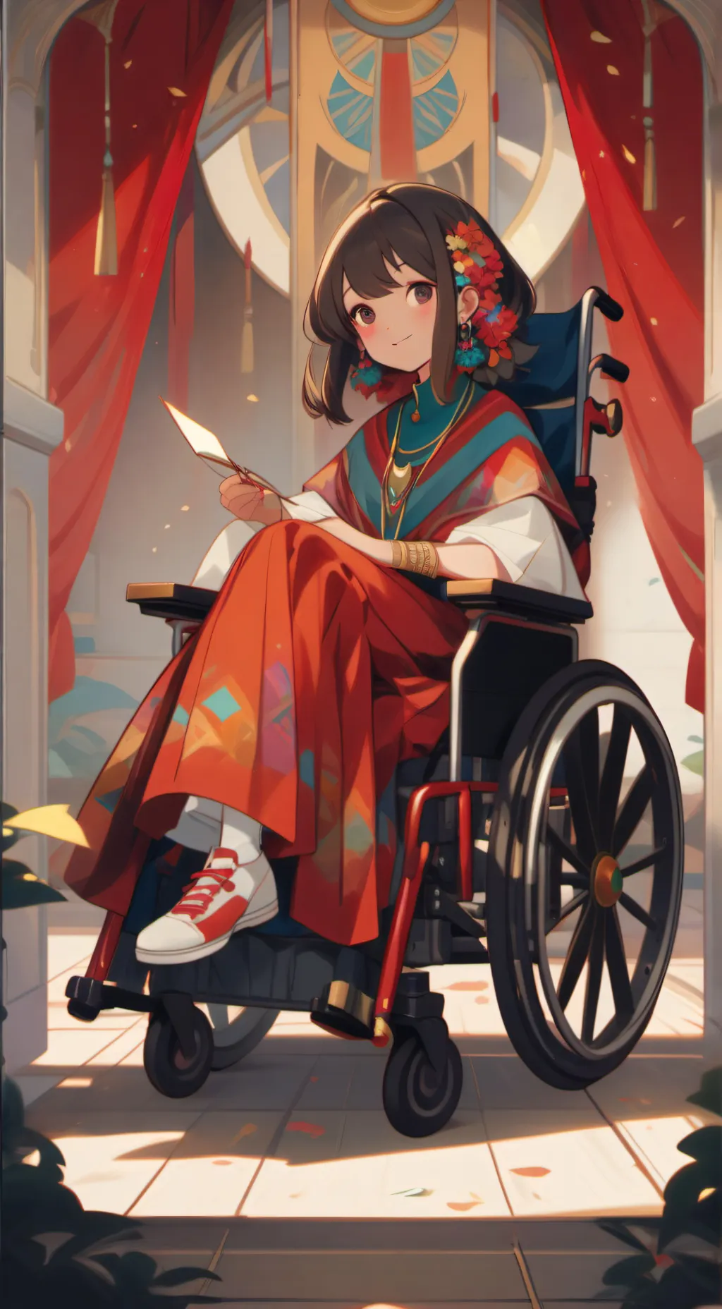 ai character: Lily background