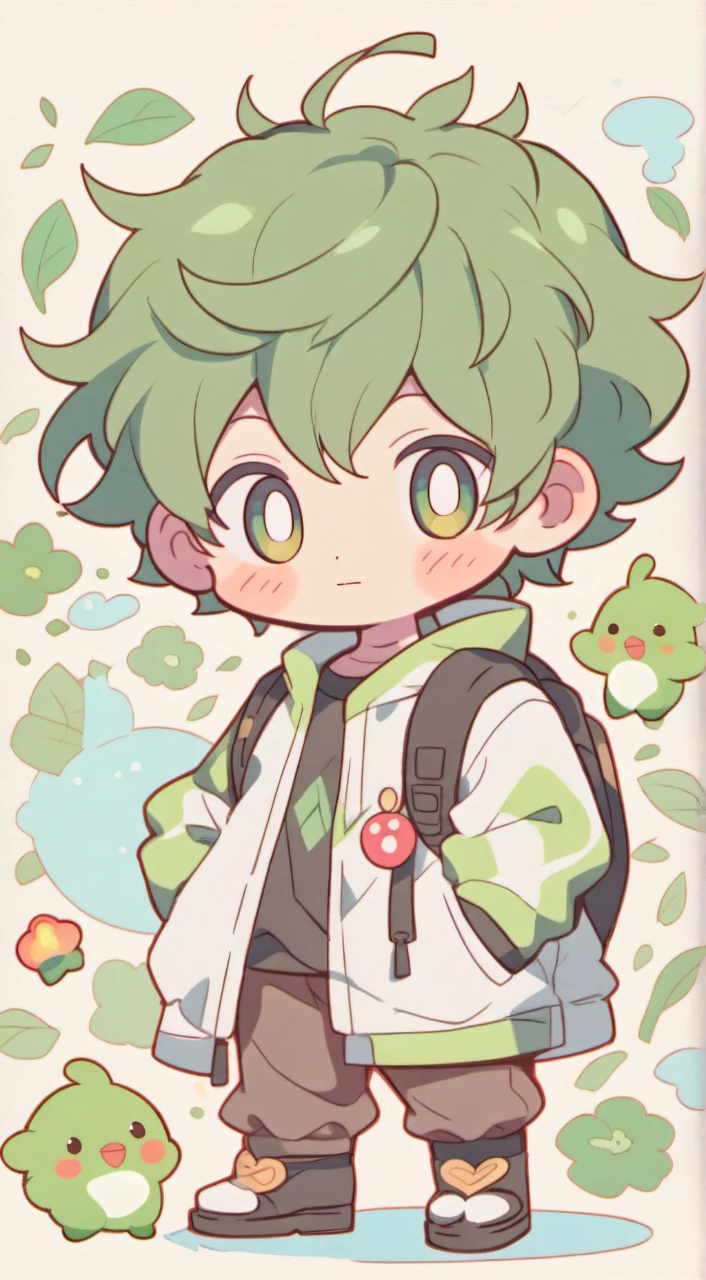 ai character: timidino background